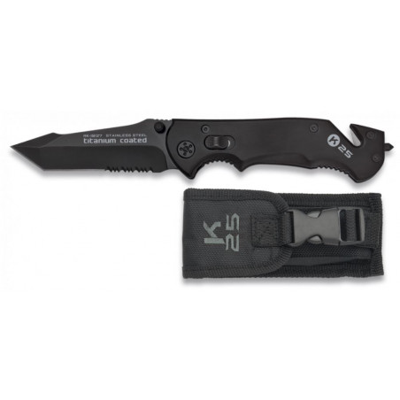 Couteau pliant tactique K25. Lame 9 19127