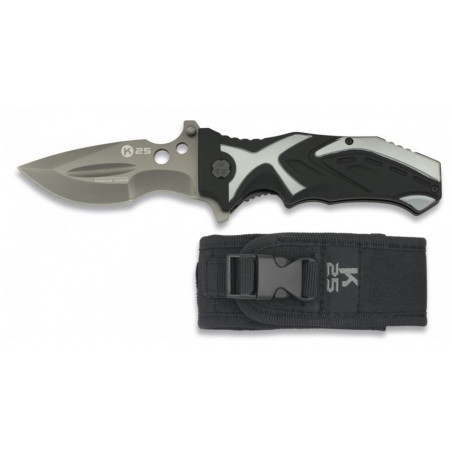Couteau pliant K25 revêtu titane. L 9.3 19935