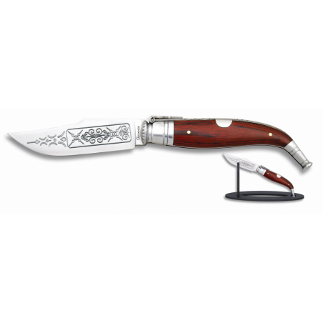 Couteau pliant TEJA LUJO Nº1. Socle.Bois - 01065