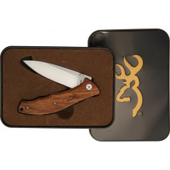 Wood Linerlock with Tin - Browning - BR0309