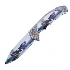 Lockback w/Eagle Print - Frost Cutlery - FFC088EA