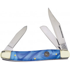 Large Stockman Blue Resin - Frost Cutlery - FCR066BBY