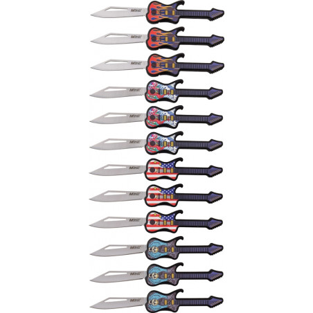 Guitar Framelock Assortment 12 - MTech - MT1038POP