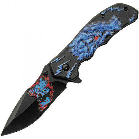 Linerlock Blue Wolf - Rite Edge - CN300548BL