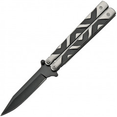 Linerlock A/O Black Silver - Rite Edge - CN211453