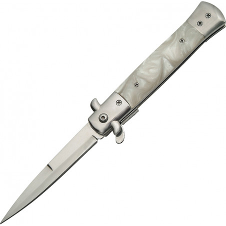 Stiletto Linerlock White A/O - Rite Edge - CN300342WH