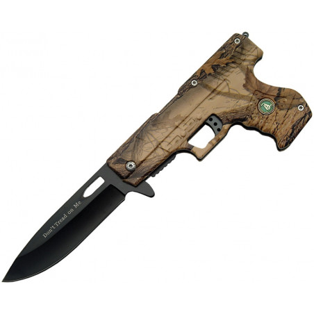 Gun Linerlock Camo Dont Tread - Rite Edge - CN300227SB