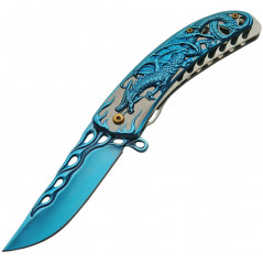 Dragon Linerlock Blue A/O - Rite Edge - CN300400BL