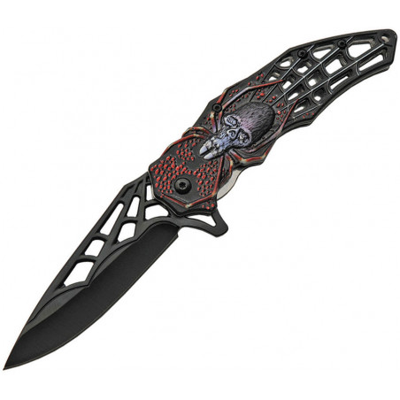 Web Skull Linerlock A/O Gray