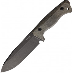 T6 Fixed Blade Black/Green - LionSTEEL - LSTT6BCVG