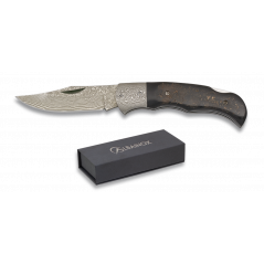 Couteau pliant damas. Côte boeuf. L 7.7 - 19955