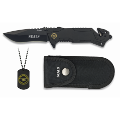 Couteau pliant Albainox SEALS. Plaque -    19437