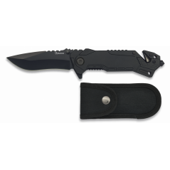 Couteau pliant Albainox noire. Lame 7.8 -   19520