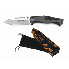 Couteau pliant carbone TOKISU. Lame 9 cm -  18537