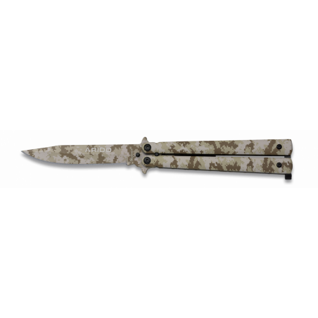 Couteau papillon Albainox camo aride -  36224