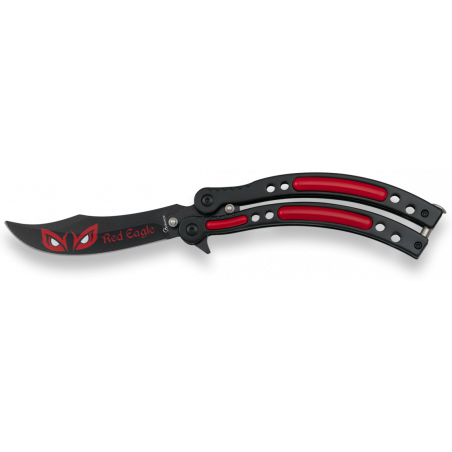 Couteau papillon Red eagle Albainox-   02197