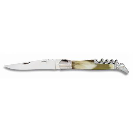 Couteau pliant Laguiole Corne Tire-bou-  10696