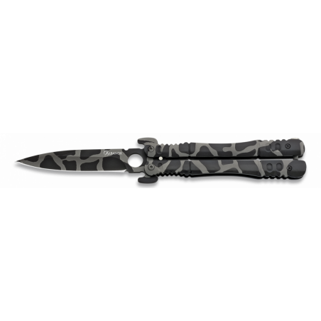 Couteau papillon Albainox Camo 3D. L 9.6 -  02134