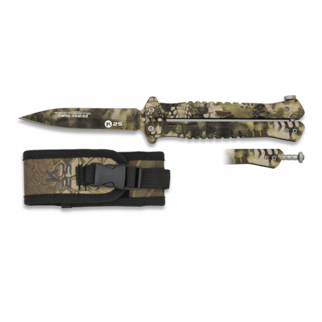 Couteau papillon K25 camo sable phyton -   02132