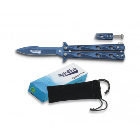 Couteau papillon Rainblue Twister. L 9 -  02114