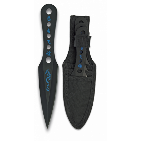 set 3 couteaux à lancer Albainox.16.2 cm -  32037