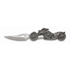 Couteau pliant Moto Albainox. Led. L 9 -   19384