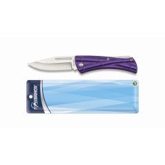 Couteau pliant Albainox. Pourpre.Blister  -   18542