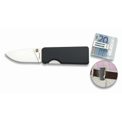 Couteau pliant noir Albainox. Clip. L 5  -   19329