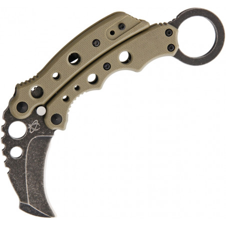 Vuja De Karambit Desert Tan  - Mantis - MANMK4DTSW