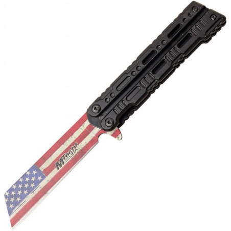 Flag Linerlock A/O Black - MTech - MTA1123BK