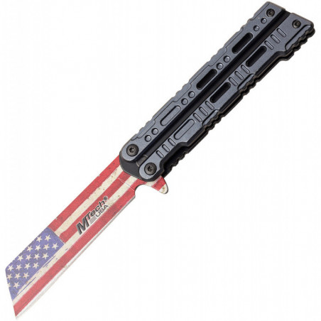 Flag Linerlock A/O Gray - MTech - MTA1123BL