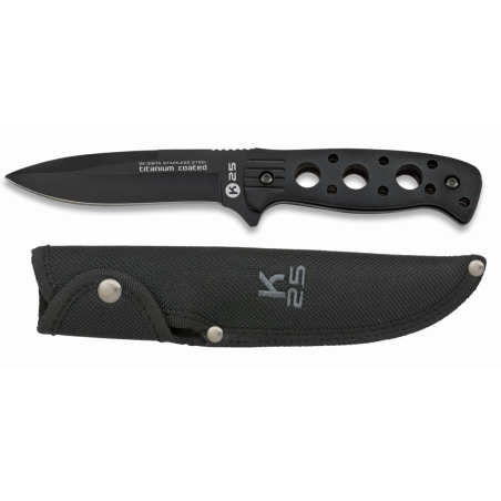 Couteau K25 aluminium/caoutchouc. Étui - 31574