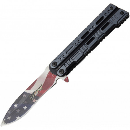 Flag Linerlock A/O Gray - MTech - MTA1123RBL