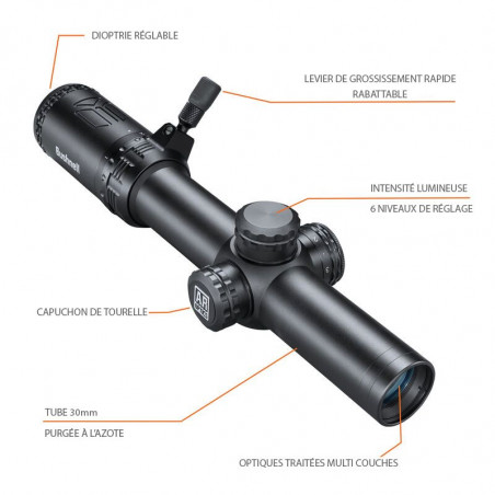 LUNETTE DE TIR BUSHNELL AR OPTICS 1-8X24 MM-   FLAR71824I