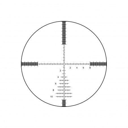 LUNETTE DE TIR BUSHNELL TAC OPTICS LRS 6-24X50 - RÉTICULE G2 FFP-   FLBT6245FG