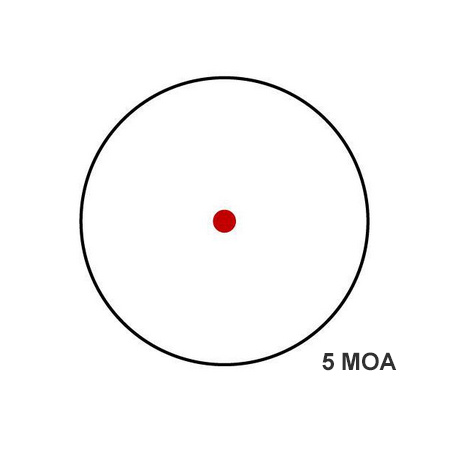 VISEUR POINT-ROUGE TASCO PRO POINT 1X30 5 MOA - TSTRD130T