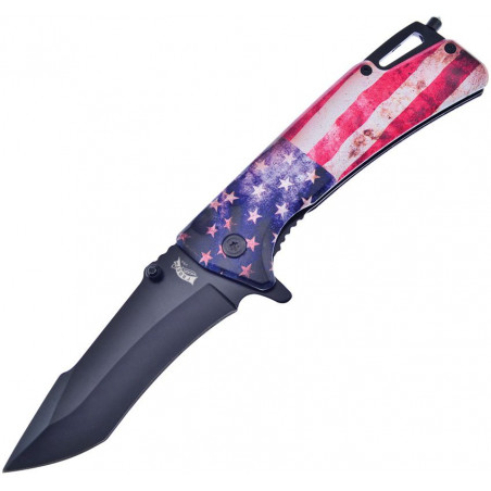 American Flag Linerlock A/O - Frost Cutlery - FFC83AM
