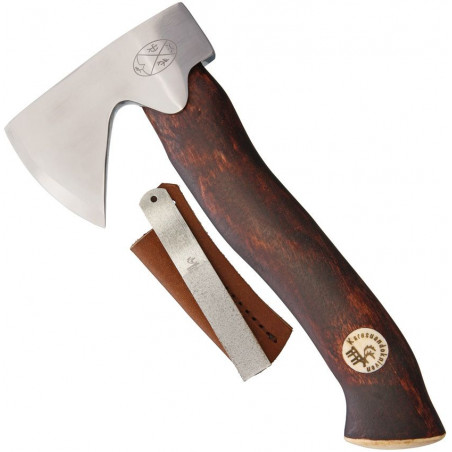 Unna ksu Hunters Axe Brown -    Karesuando Kniven -  KAR3639