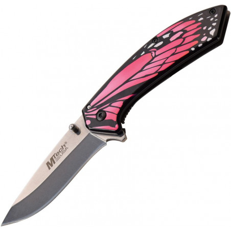 Butterfly Framelock A/O Pink - MTech - MTA1005PK