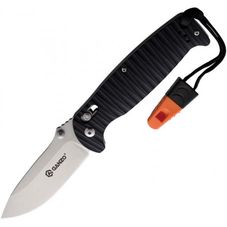 G7412 G-Lock Black - Ganzo Knives - GAG7412BKWS