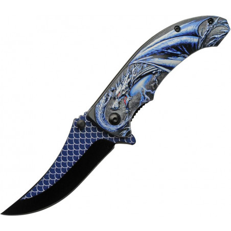Dragon Scale Linerlock A/O - Rite Edge - CN300551BL