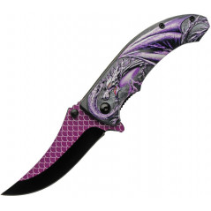 Dragon Scale Linerlock A/O - Rite Edge - CN300551PU