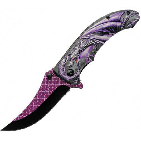 Dragon Scale Linerlock A/O - Rite Edge - CN300551PU