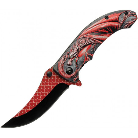 Dragon Scale Linerlock A/O - Rite Edge - CN300551RD