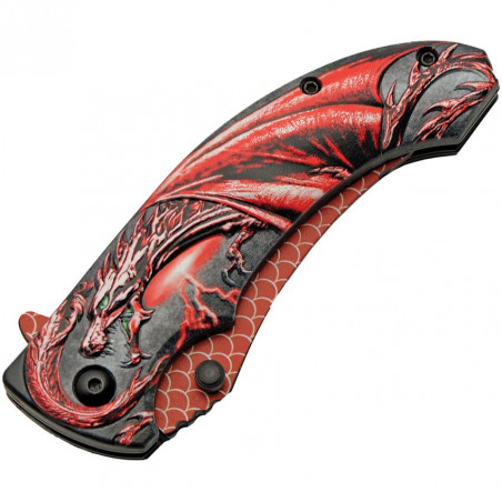 Dragon Scale Linerlock A/O - Rite Edge - CN300551RD