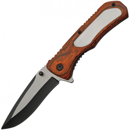 Engraveable Wood Linerlock A/O - Rite Edge - CN300535