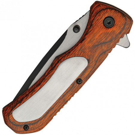 Engraveable Wood Linerlock A/O - Rite Edge - CN300535