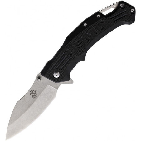 Linerlock A/O Black - USMC - USMA1065BK