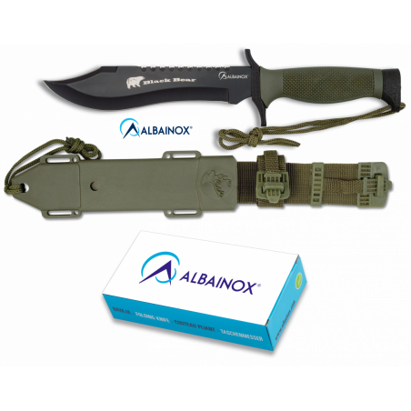 Poignard de survie Albainox Black Bear - 31766