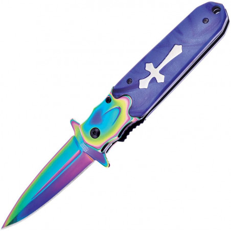 Linerlock A/O Blue - Frost Cutlery - FSHP20BL